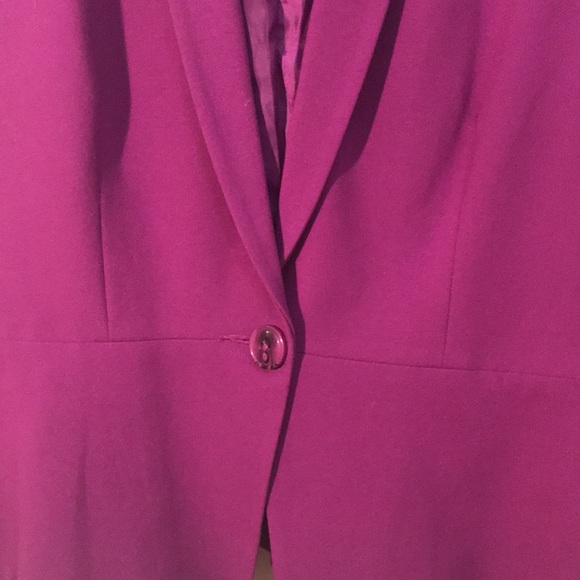 DKNY bright violet jacket - Picture 2 of 5